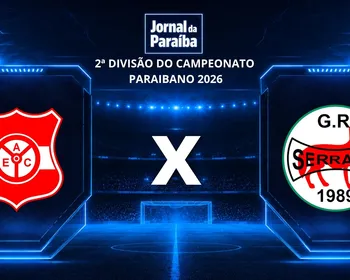 Jornal da Paraíba transmite Auto Esporte-PB x Serrano-PB pela 2ª divisão do Paraibano