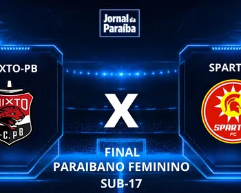 Jornal da Paraíba transmite final do Paraibano Feminino Sub-17 nesta quinta-feira