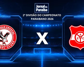 Jornal da Paraíba transmite São Paulo Crystal x Auto Esporte-PB neste domingo