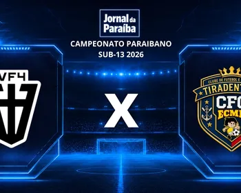 Paraibano Sub-13: Jornal da Paraíba transmite final entre VF4 e Tiradentes ao vivo e de graça
