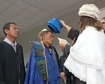 'Universidade abrindo as portas', diz Capitão Potiguara ao receber título de Doutor Honoris Causa