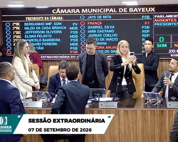 Vídeo: sessão na Câmara de Bayeux é marcada por briga generalizada e intervenção da PM