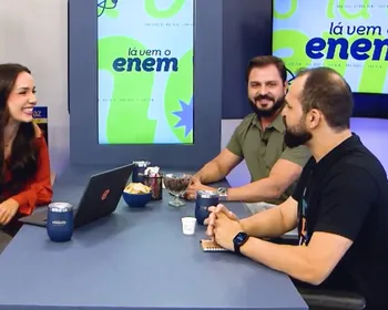 Videocast do Lá Vem o Enem debate inteligência artificial na preparação para a prova