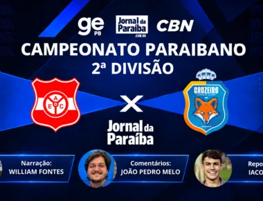 Auto Esporte-PB x Cruzeiro-PB: assista ao jogo pela 4ª rodada da 2ª divisão do Paraibano 2026