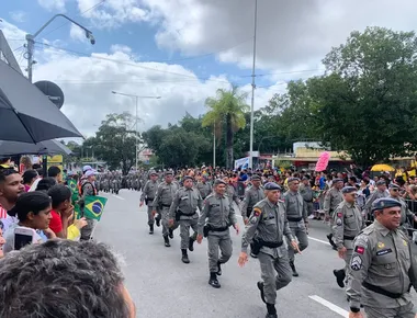 Desfile de 7 de Setembro reúne forças de segurança, escolas e entidades em João Pessoa
