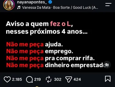 Ex-candidata a vice do PL na Paraíba diz que não ajudará quem 'fez o L' e gera reação na internet