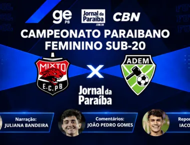 Mixto-PB x Marretinha: assista à final do Campeonato Paraibano Feminino Sub-20 2026 ao vivo
