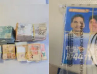 PF apreende R$ 100 mil, celular de ex-prefeito e santinhos de dois deputados na Paraíba