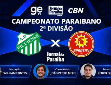 Picuiense x Spartax: assista ao jogo pela 1ª rodada da 2ª divisão do Paraibano 2026