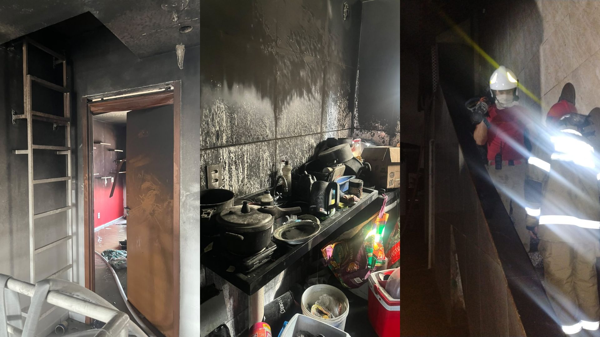 Incêndios destroem casa e apartamento em Campina Grande