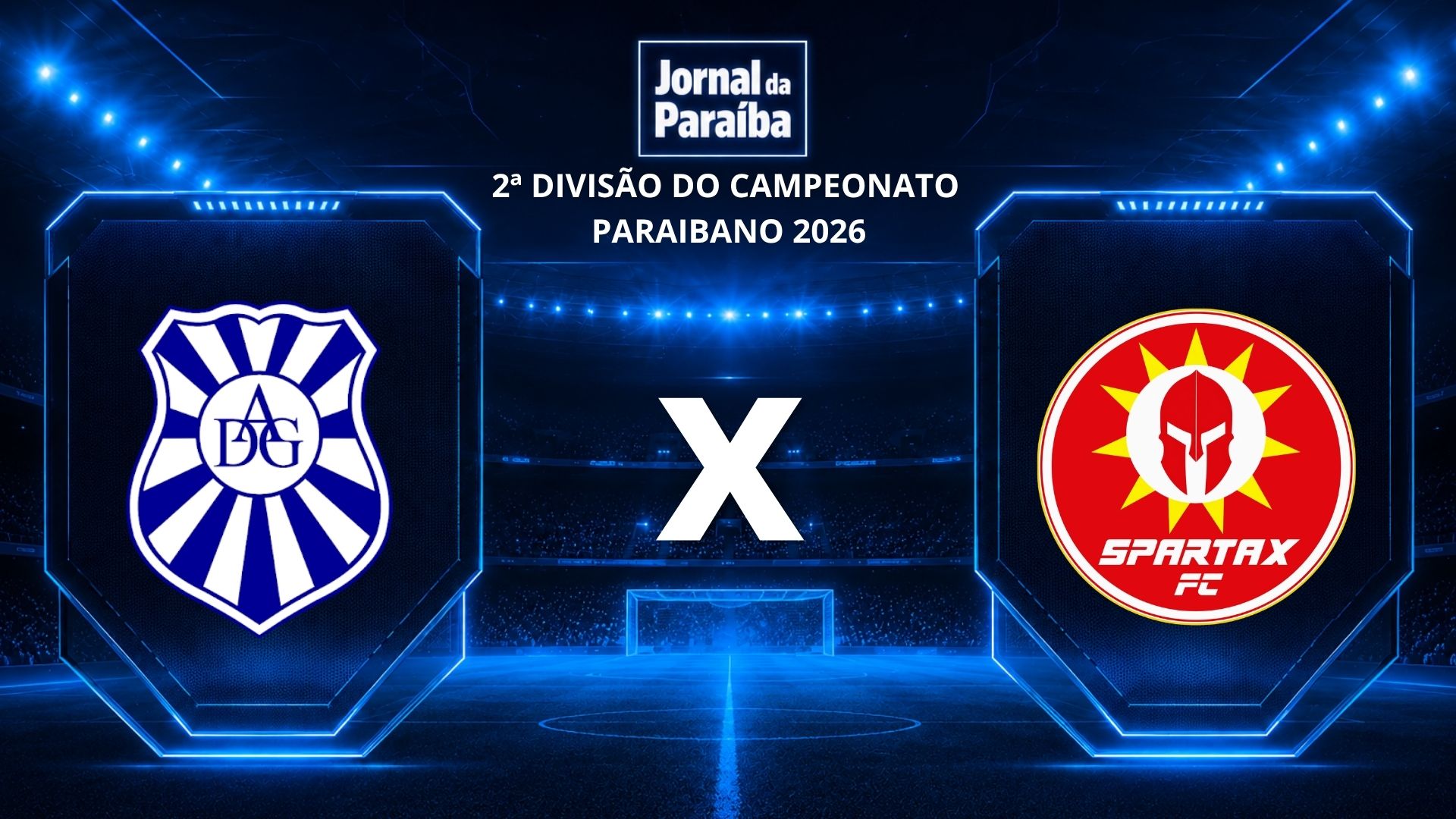 Jornal da Paraíba transmite Desportiva Guarabira x Spartax pela 2ª divisão do Paraibano 2026