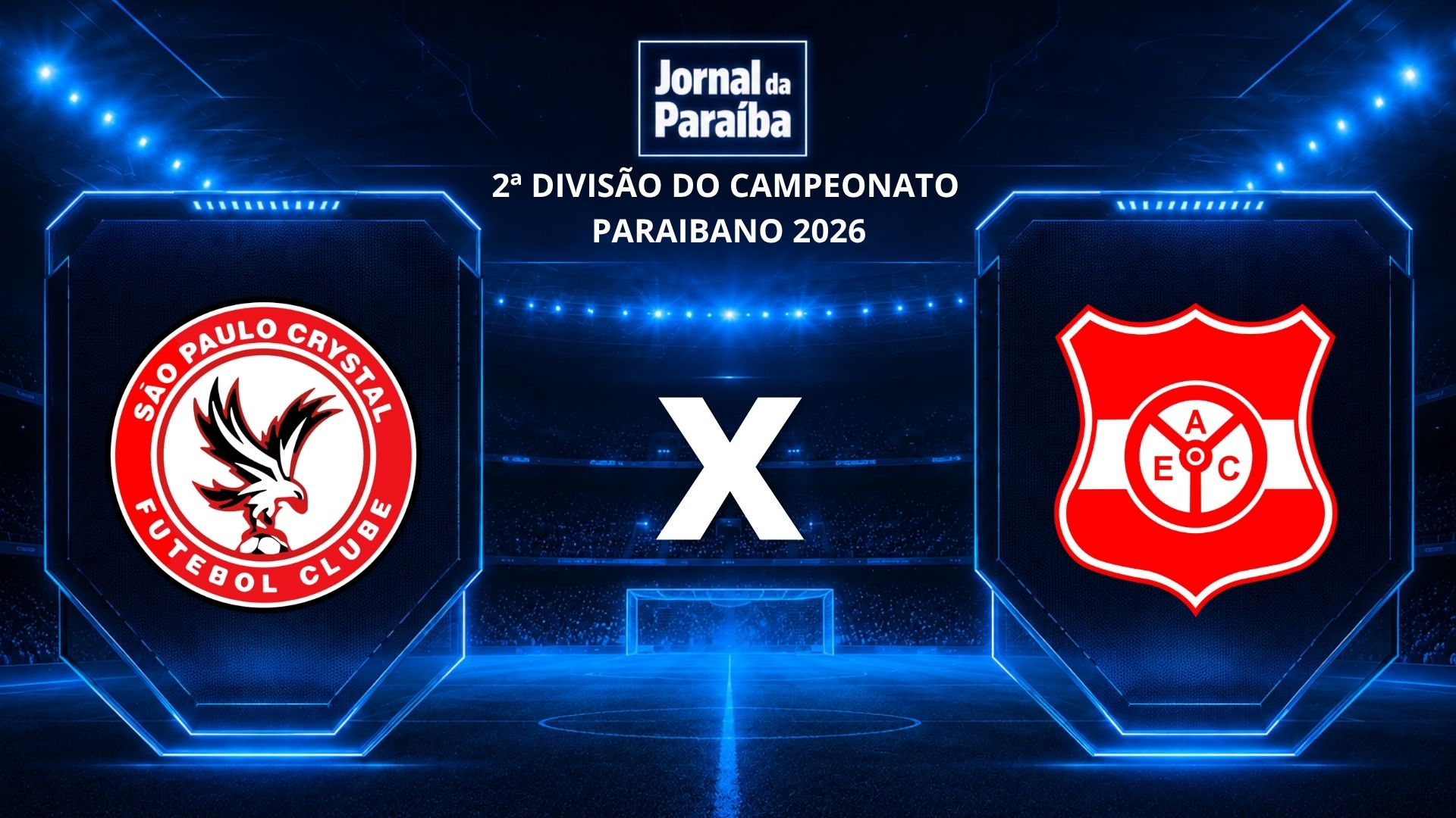 Jornal da Paraíba transmite São Paulo Crystal x Auto Esporte-PB neste domingo