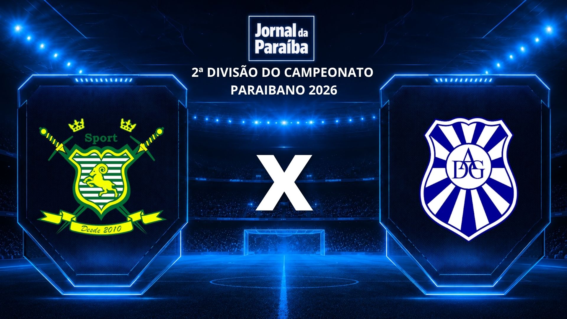 Jornal da Paraíba transmite Sport-PB x Desportiva, pela 2ª divisão do Paraibano, nesta quinta