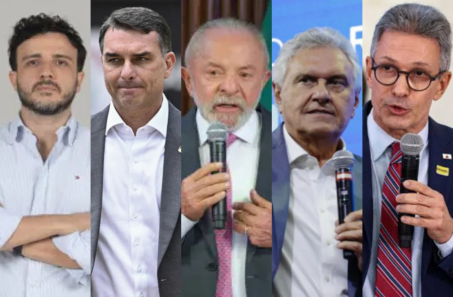 Quaest na Paraíba: Lula, 50%; Flávio Bolsonaro, 21%; Caiado, 3%; Renan Santos; 2%; Zema, 1%