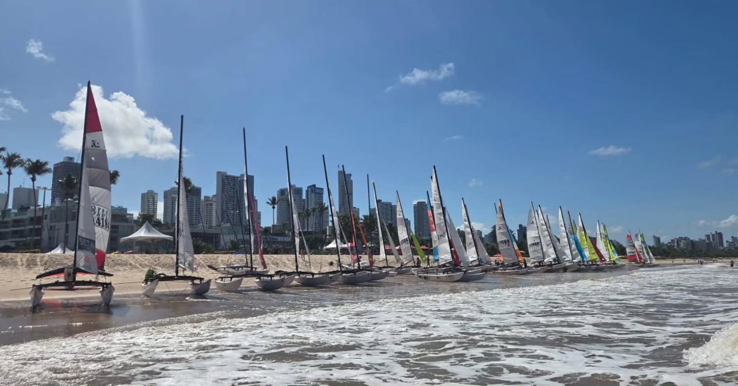 Paraíba conquista título brasileiro de Hobie Cat 16 e coloca sete duplas no top 10 em João Pessoa