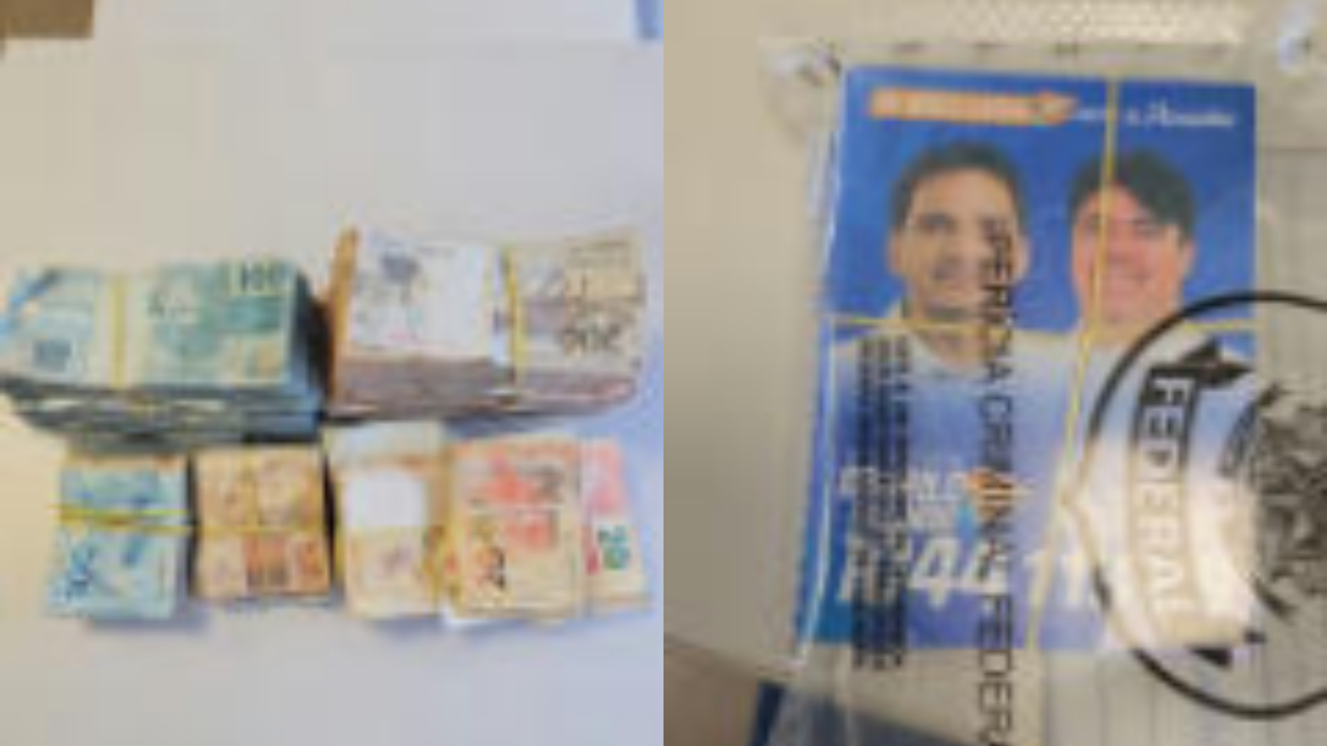 PF apreende R$ 100 mil, celular de ex-prefeito e santinhos de dois deputados na Paraíba