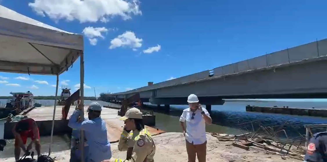 Ponte do Futuro: obras serão retomadas em outro trecho após acidente que matou trabalhador