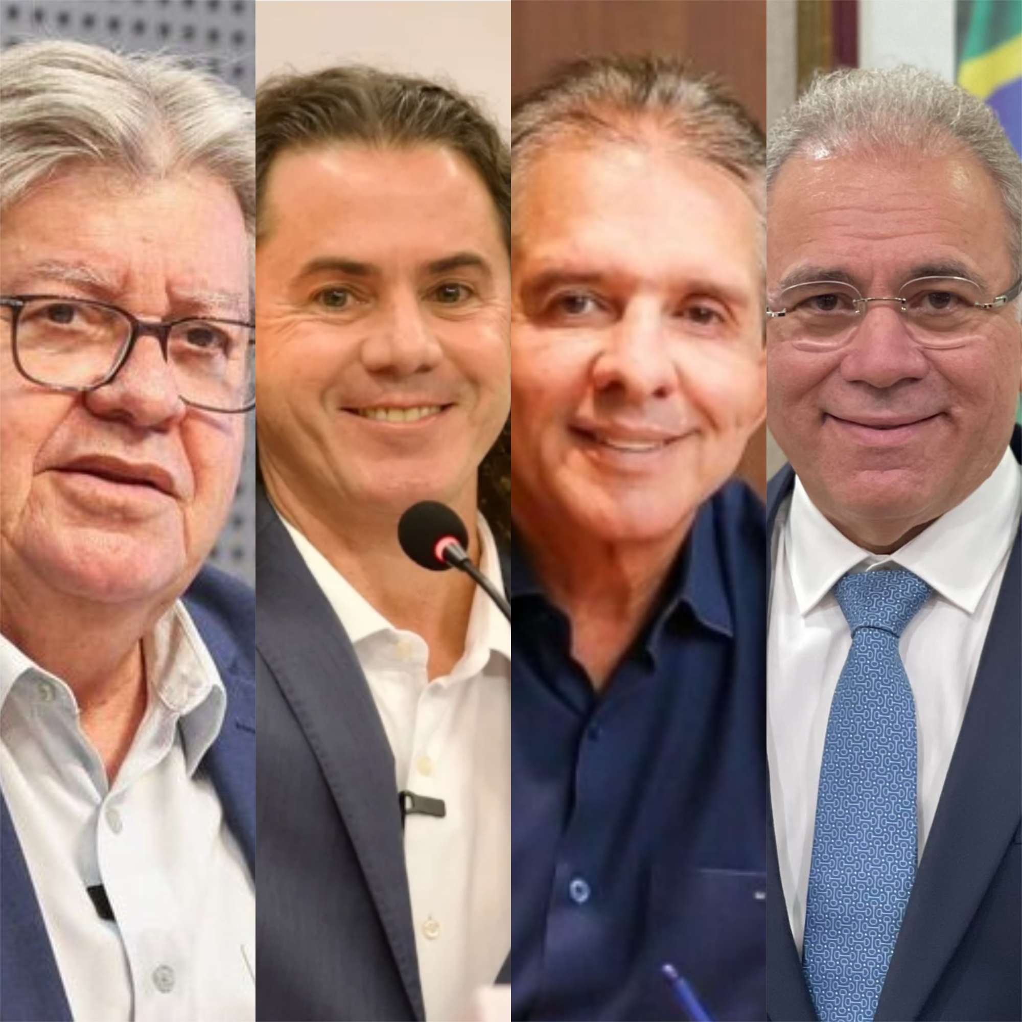 Quaest para Senado na Paraíba, votos válidos: João, 35%; Veneziano, 25%; Nabor, 20%; Queiroga,15%