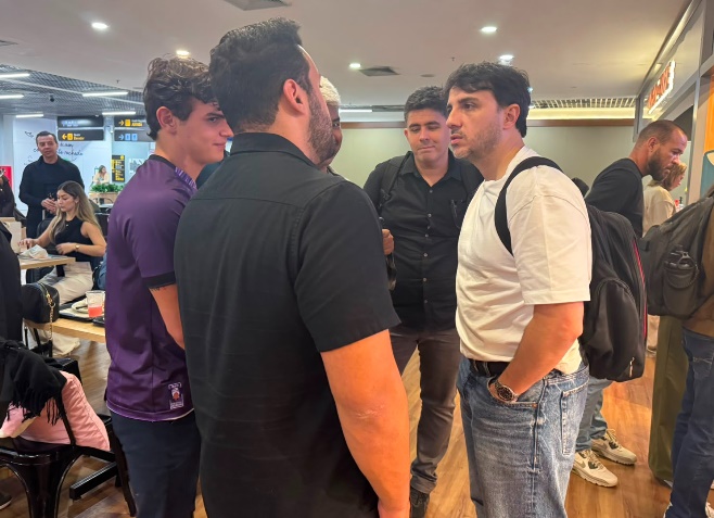 Renan Santos, candidato à presidência, defende ofensiva contra fações durante agenda na PB