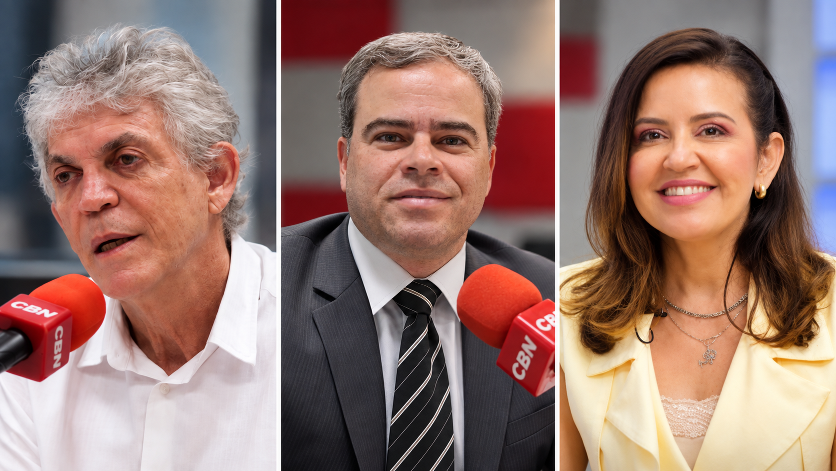 Ricardo Coutinho, George Morais e Pollyanna Werton são as novidades da bancada federal da Paraíba