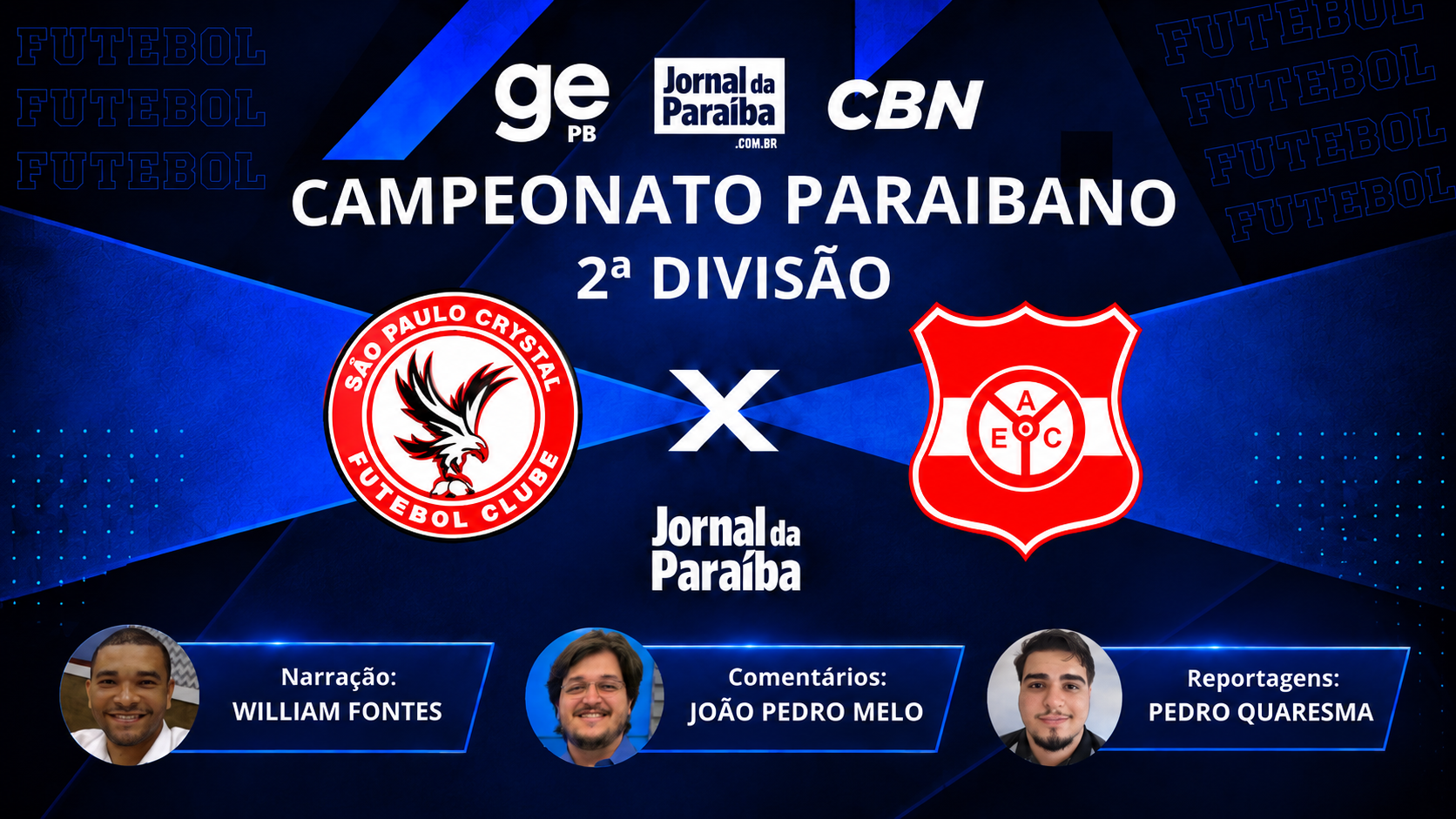 Auto Esporte-PB vence o São Paulo Crystal pela 5ª rodada da 2ª divisão do Paraibano; reveja