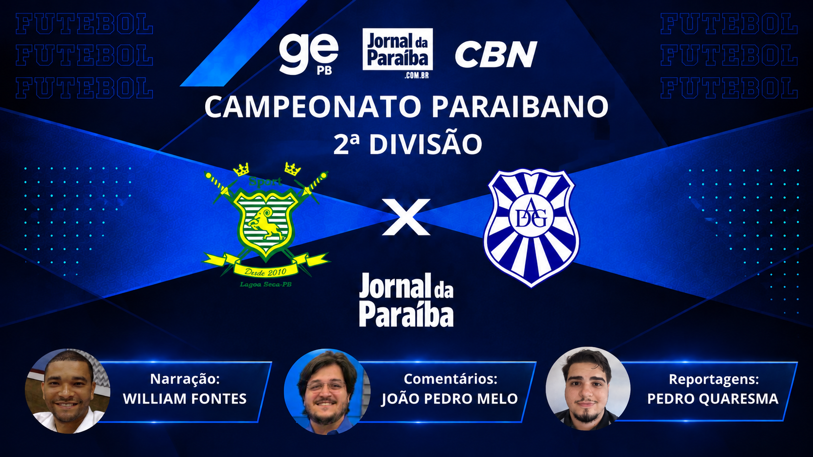 Sport-PB x Desportiva: assista ao vivo o duelo pela 2ª rodada da 2ª divisão do Paraibano 2026