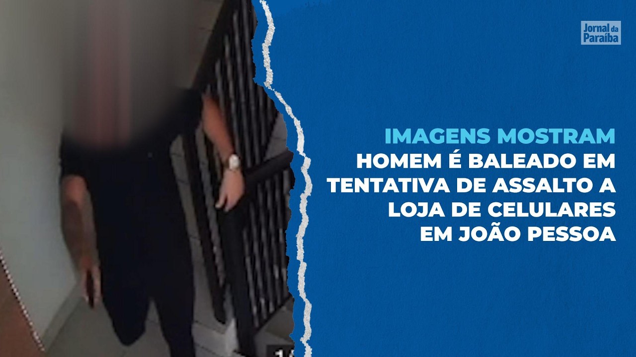 Vídeo mostra momento em que empresário é morto a tiros após reagir a assalto em João Pessoa