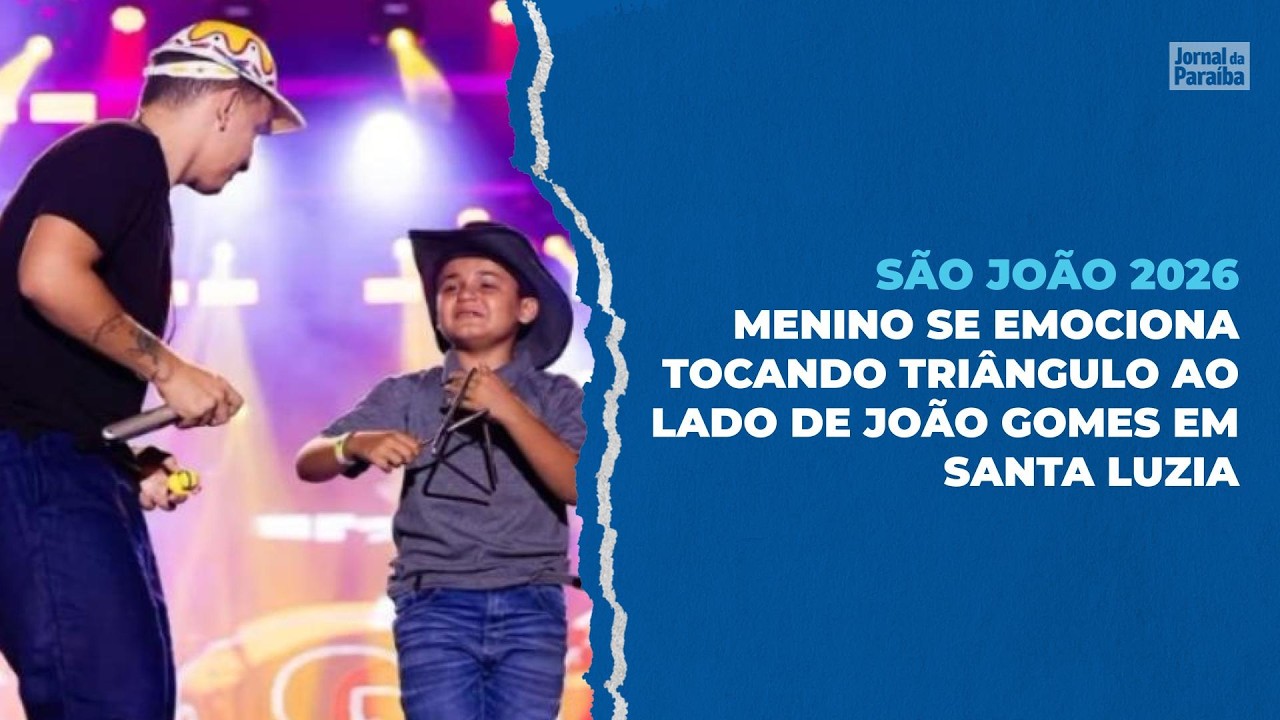 Menino de 9 anos realiza sonho ao tocar com João Gomes em Santa Luzia: 'Não imaginava'; VÍDEO