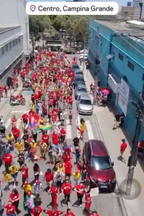 Apoiadores de Lula promovem mobilizações em cidades da Paraíba