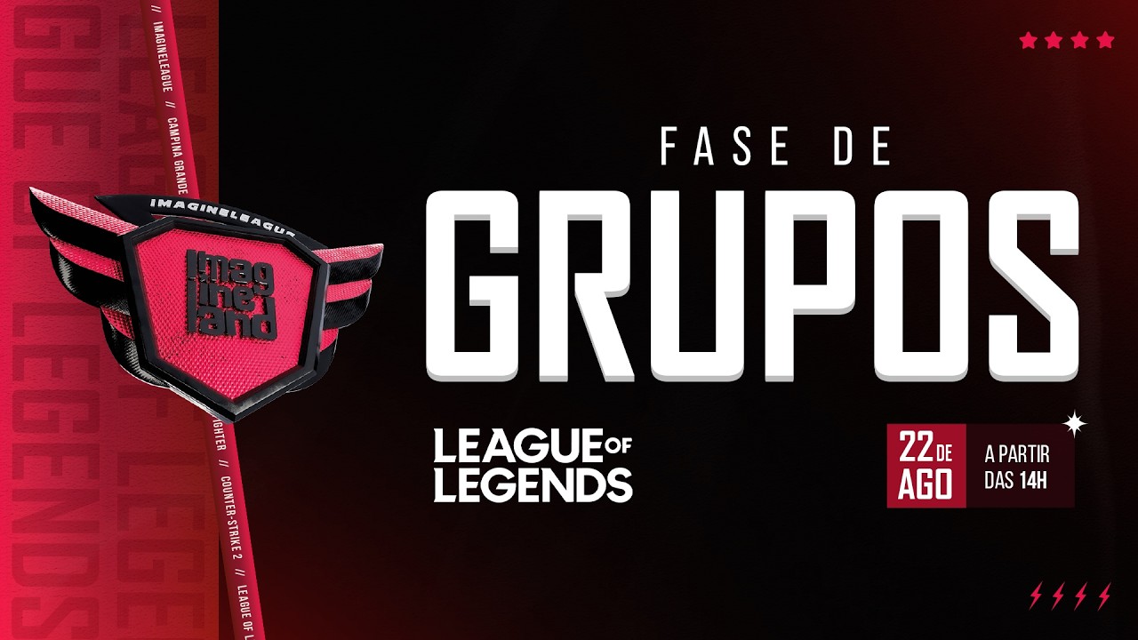 Imagineleague 2026: Jornal da Paraíba transmite torneio de League of Legends neste sábado (22)