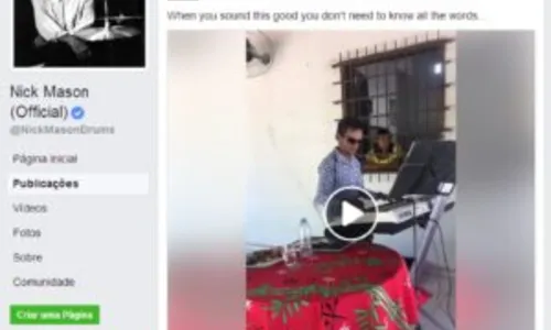 
				
					Baterista do Pink Floyd compartilha vídeo de brasileiro que canta em falso inglês!
				
				