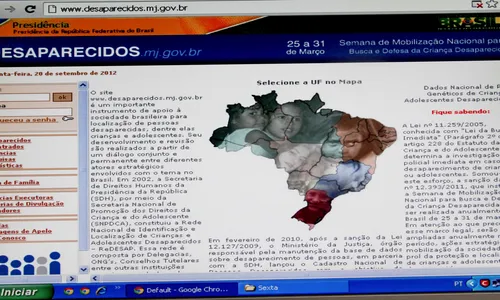 
                                        
                                            Paraíba adere ao Sistema Nacional de Localização de Desaparecidos
                                        
                                        