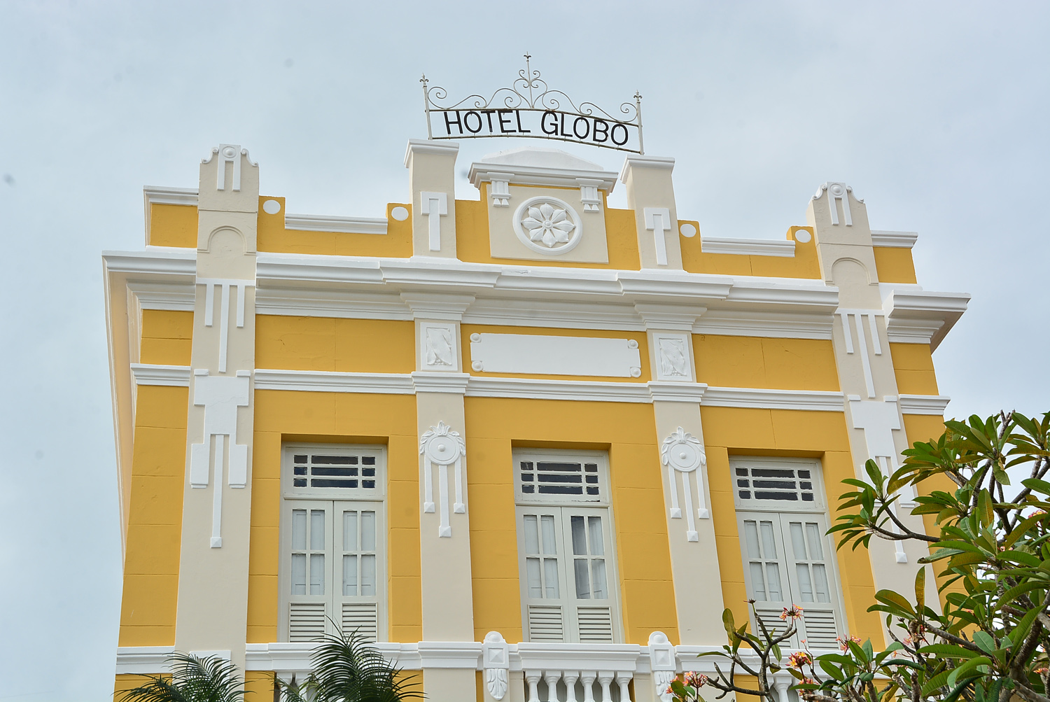 Hotel Globo: por do sol de tirar o fôlego com vista para o rio Sanhauá
