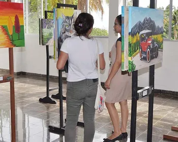 Exposição na UEPB reúne trabalhos de alunos do curso de Desenho e Pintura
