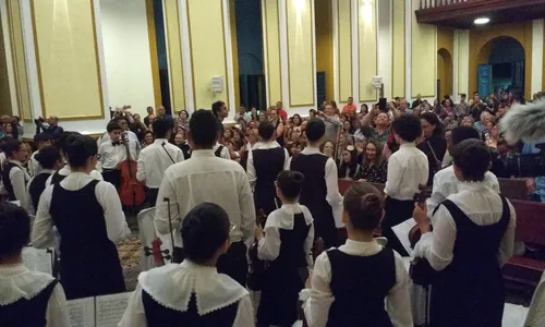 
                                        
                                            Orquestra Infantil faz último concerto da temporada nesta segunda
                                        
                                        