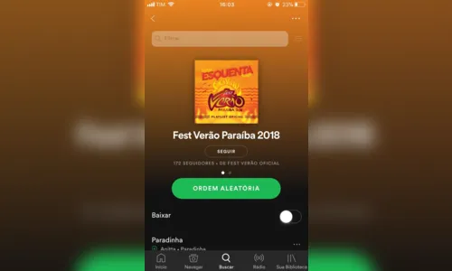 
				
					Aquecimento: Fest Verão Paraíba lança playlist no Spotify
				
				