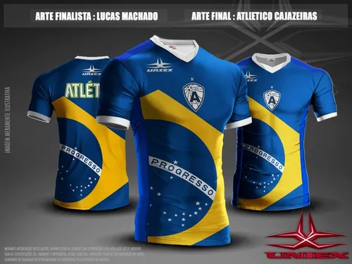 
				
					Atlético-PB lança camisas especiais com as cores do Brasil
				
				