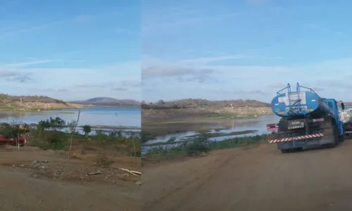 
                                        
                                            Vídeo mostra “corrida” de carros-pipa para retirar água do açude de Boqueirão
                                        
                                        