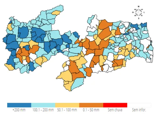 
				
					Sertão é a região onde mais choveu em fevereiro; três cidades tiveram dobro da média
				
				