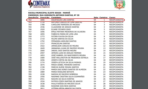 
                                        
                                            Prefeito é inscrito em concurso público da prefeitura que ele próprio administra
                                        
                                        