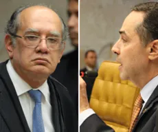 Barroso diz que Gilmar Mendes é uma pessoa 'horrível' e STF suspende sessão