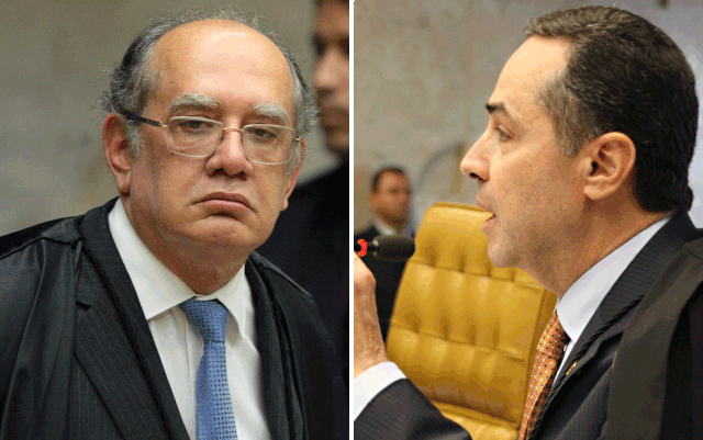 Barroso diz que Gilmar Mendes é uma pessoa 'horrível' e STF suspende sessão