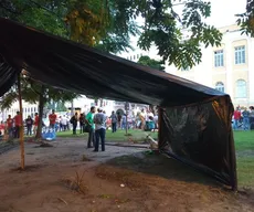 Manifestantes fazem marcha em João Pessoa a favor da liberdade de Lula