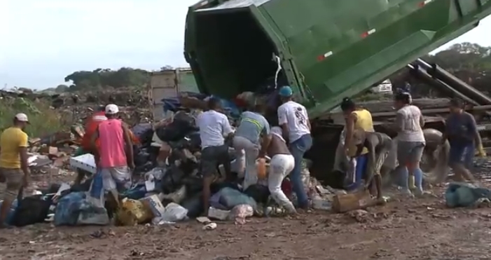 Fiscalização flagra catadores em situação insalubre e problemas ambientais no aterro de JP