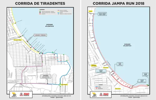 
				
					Trechos na orla de João Pessoa ficarão interditados neste fim de semana
				
				