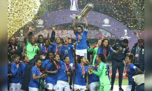 
				
					Seleção Brasileira conquista 7º título da Copa América de Futebol Feminino
				
				