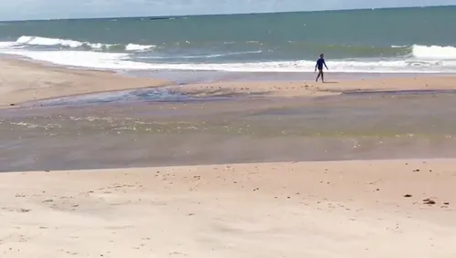 
				
					Surfistas socorrem jovem que se afogava na praia de Tabatinga, no Litoral Sul
				
				