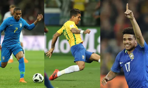 
                                        
                                            Neymar, Gabriel Jesus, Firmino, Douglas Costa e Taison: conheça o ataque do Brasil
                                        
                                        