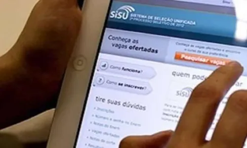 
				
					Inscrições para o Sisu 2020.2 com 4.287 vagas na Paraíba terminam nesta sexta
				
				