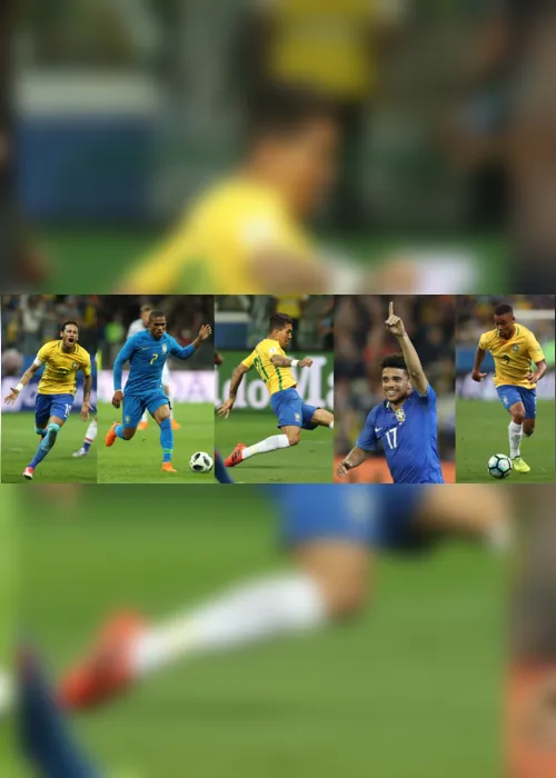 
                                        
                                            Neymar, Gabriel Jesus, Firmino, Douglas Costa e Taison: conheça o ataque do Brasil
                                        
                                        